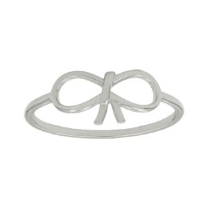 Sortija oro blanco 18kl lazo