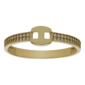 Sortija oro 18kl circonitas