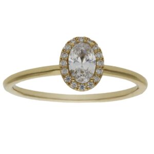 Sortija oro 18kl circonitas