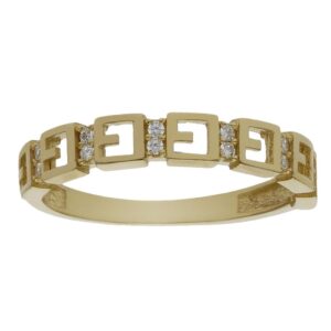Sortija oro 18kl circonitas