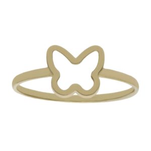 Sortija oro 18kl mariposa