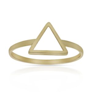 Sortija oro 18kl triangulo