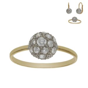 Sortija oro 18kl circonitas