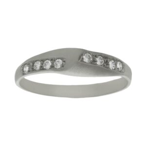 Sortija oro blanco 18kl circonitas