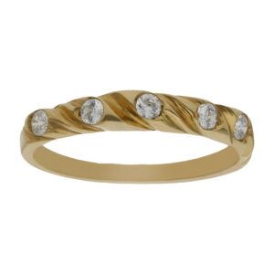 Sortija oro 18kl circonitas