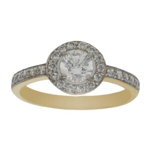 Sortija oro 18kl circonitas