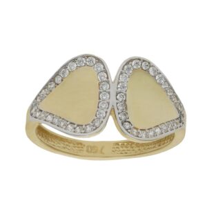 Sortija oro 18kl circonitas
