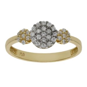 Sortija oro 18kl circonitas
