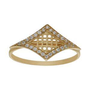 Sortija oro 18kl circonitas