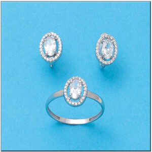 Sortija oro blanco 18kl circonitas