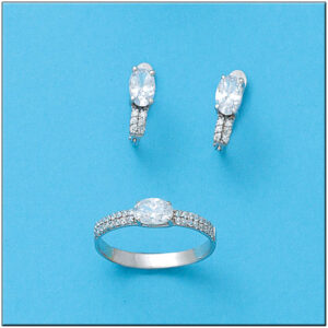 Sortija oro blanco 18kl circonitas