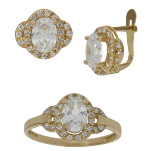 Sortija oro 18kl circonitas