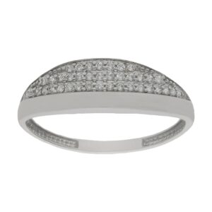 Sortija oro blanco 18kl circonitas