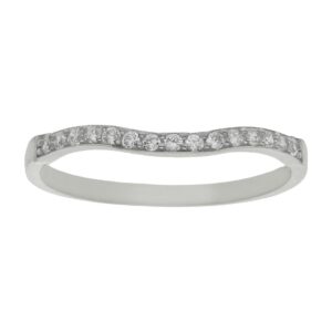 Sortija oro blanco 18kl circonitas