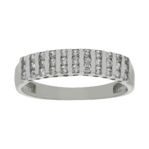 Sortija oro blanco 18kl circonitas