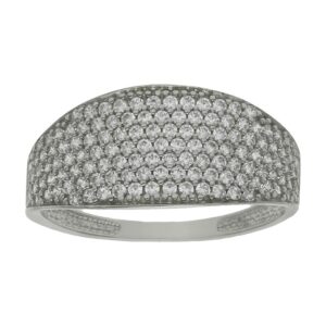 Sortija oro blanco 18kl circonitas