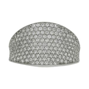 Sortija oro blanco 18kl circonitas