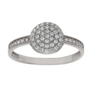 Sortija oro blanco 18kl circonitas