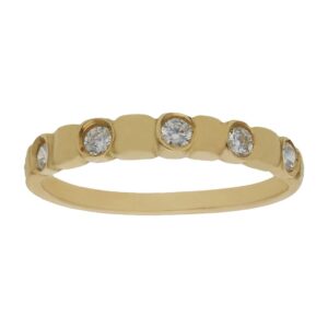 Sortija oro 18kl circonitas