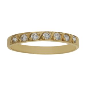 Sortija oro 18kl circonitas