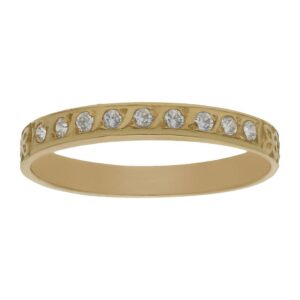 Sortija oro 18kl circonitas