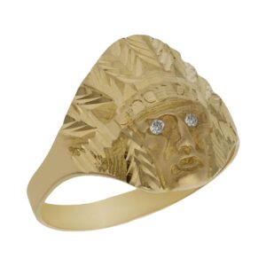 Sello oro 18kl indio
