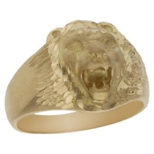 Sello oro 18kl leon