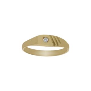 Sello oro 18kl bebe circonita