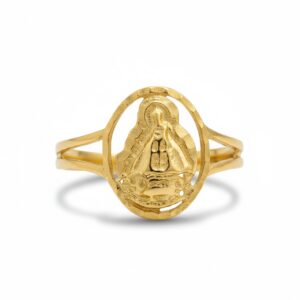 Sortija oro 18kl virgen de la cabeza