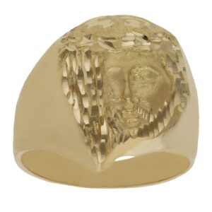 Sello oro 18kl rostro cristo