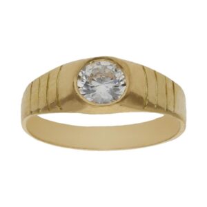 Solitario oro 18kl bebe
