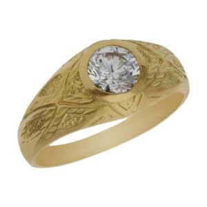 Solitario oro 18kl