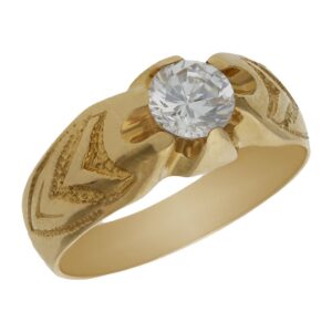 Solitario oro 18kl