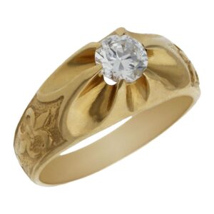 Solitario oro 18kl