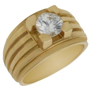 Solitario oro 18kl