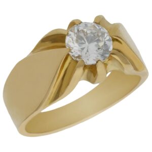 Solitario oro 18kl