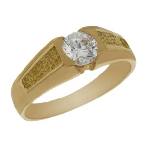 Solitario oro 18kl