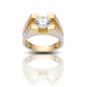 Solitario oro 18kl