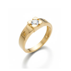 Solitario oro 18kl