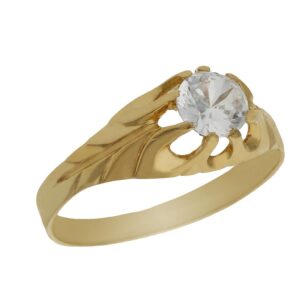 Solitario oro 18kl