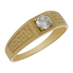 Solitario oro 18kl