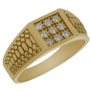 Solitario oro 18kl circonitas
