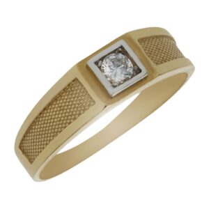 Solitario oro 18kl