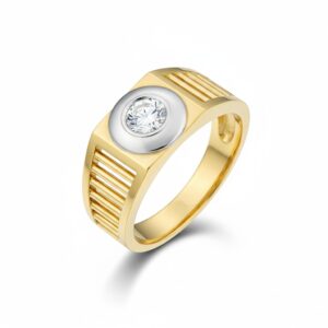 Solitario oro 18kl