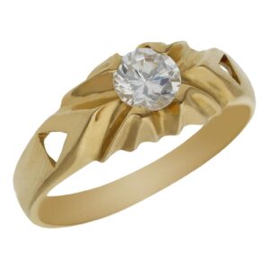 Solitario oro 18kl