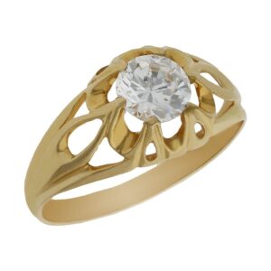 Solitario oro 18kl