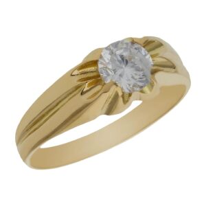 Solitario oro 18kl