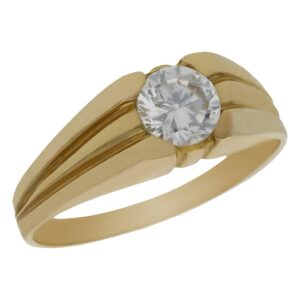 Solitario oro 18kl