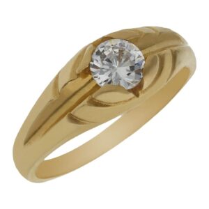 Solitario oro 18kl