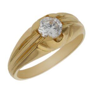 Solitario oro 18kl